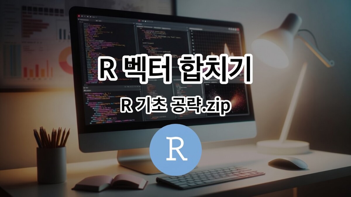 R 벡터 합치기